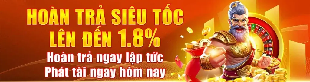 Thưởng nạp tiền lần đầu Vin7777